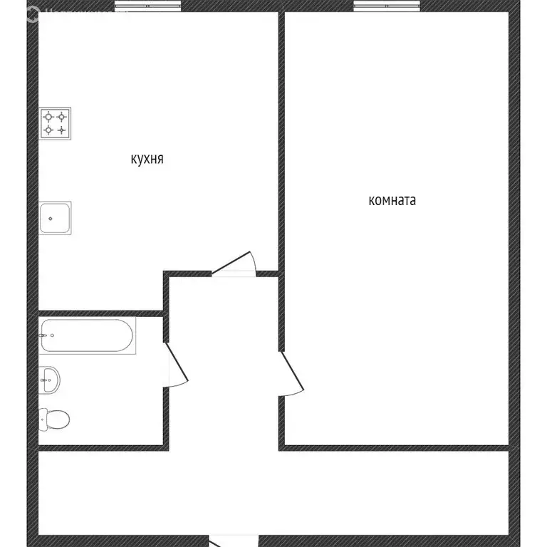 1-комнатная квартира: Воронеж, Пушкинская улица, 11А (44.1 м) - Фото 1