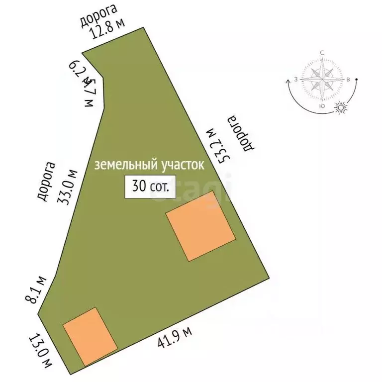 Участок в Крым, Ялта муниципальный округ, Виноградное пгт ш. ... - Фото 1