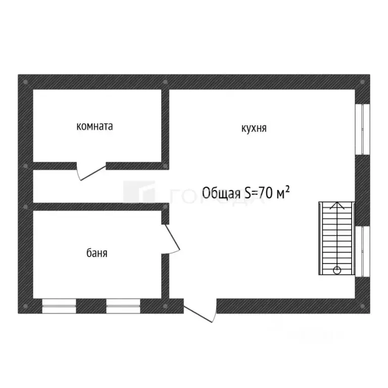 Дом в Алтайский край, Калманский район, с. Шадрино Луговая ул. (70 м) - Фото 2