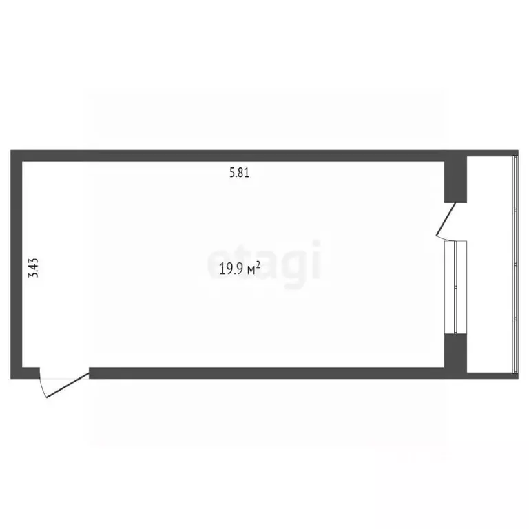 Комната Хабаровский край, Хабаровский район, Корфовский рп Таежная ... - Фото 2