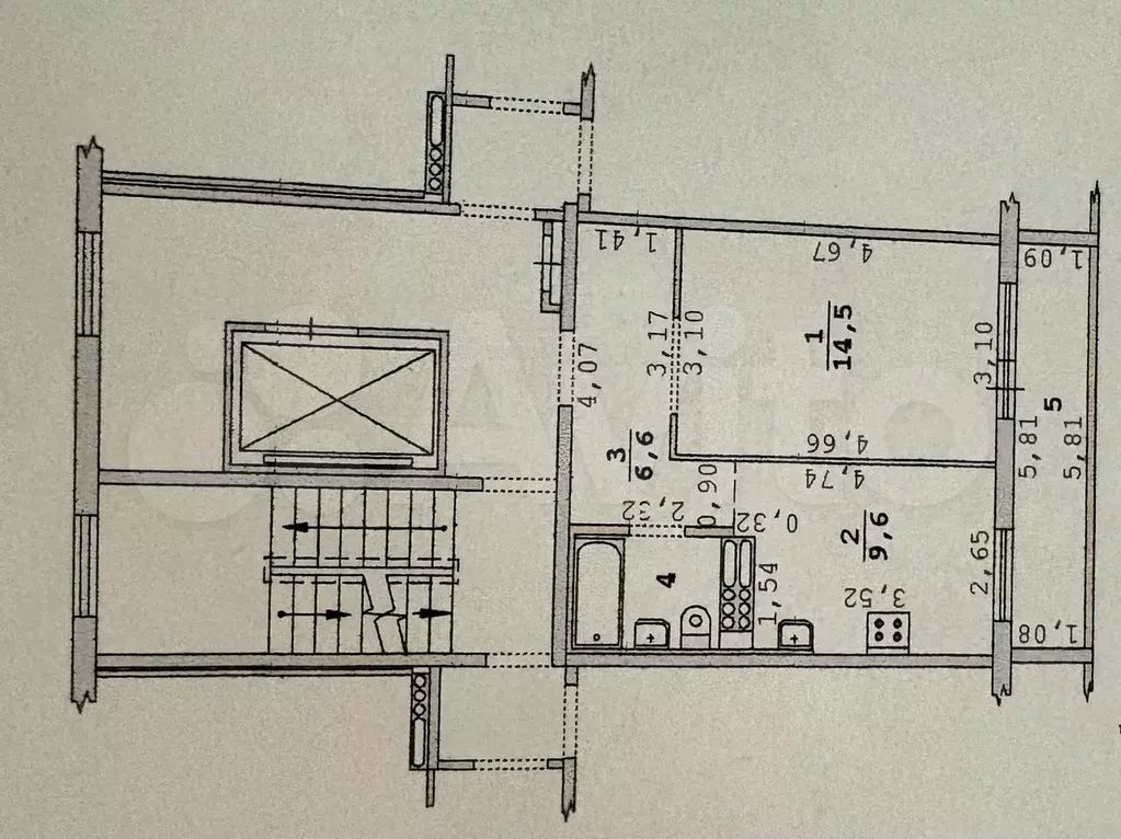 1-к. квартира, 34 м, 2/9 эт. - Фото 0