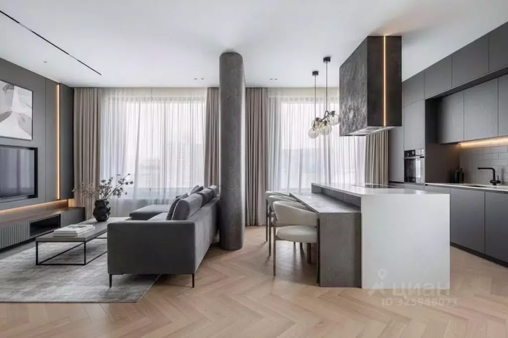 3-к кв. Москва Береговой проезд, 3 (89.0 м) - Фото 1