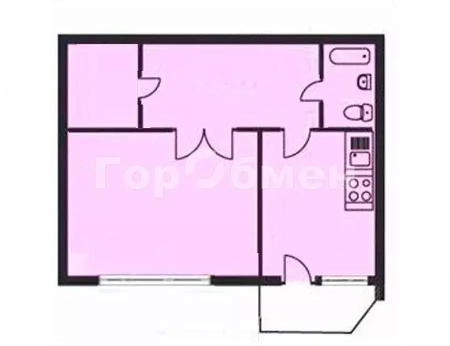 1-к кв. Москва Изюмская ул., 50 (39.0 м) - Фото 2