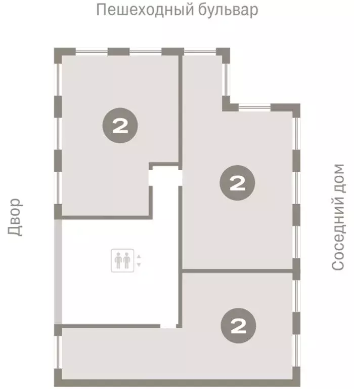 2-комнатная квартира: Новосибирский район, рабочий посёлок Краснообск, ... - Фото 1