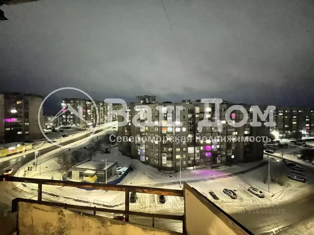 1-к кв. Мурманская область, Североморск Полярная ул., 9 (32.8 м) - Фото 2