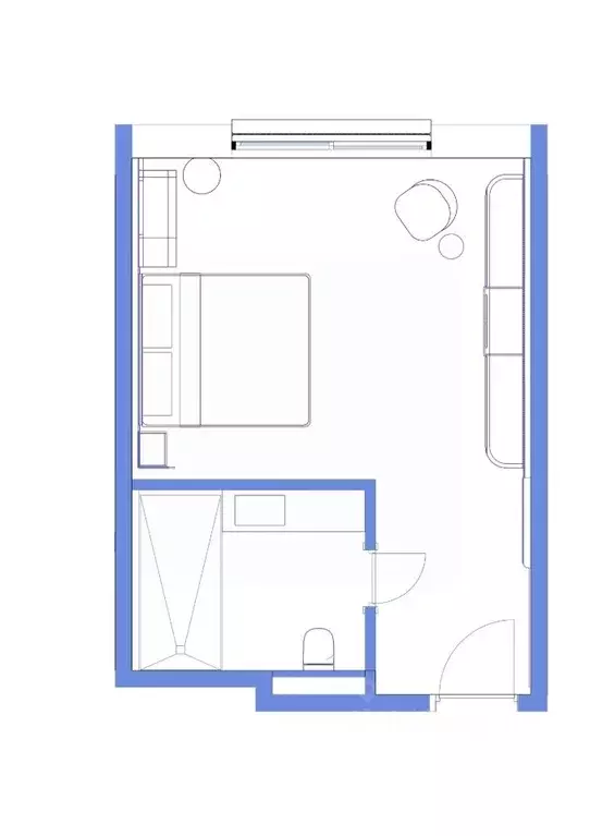 Студия Ставропольский край, Пятигорск ул. Леваневского, 3Д (21.2 м) - Фото 1