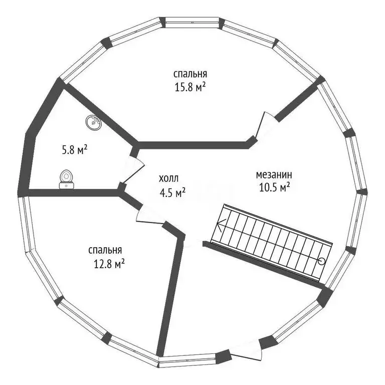 Дом в Калиновка, Молодёжная улица (38 м) - Фото 0