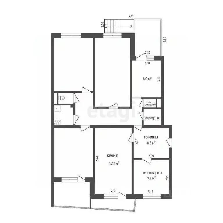 Офис в Тюменская область, Тюмень Комсомольская ул., 44 (106 м) - Фото 1