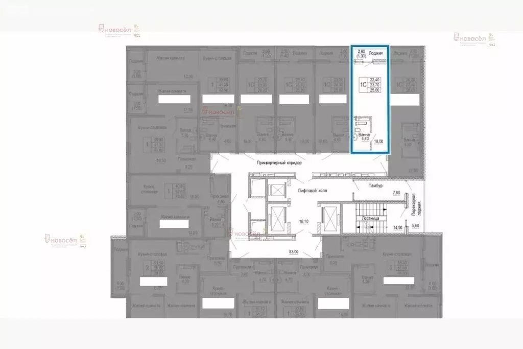 1-комнатная квартира: Екатеринбург, ул. Новостроя / ул. Походная (25 ... - Фото 1