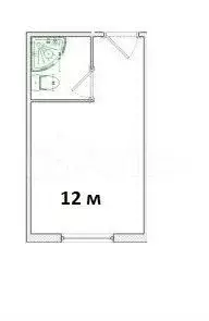 Квартира-студия, 12 м, 1/9 эт. - Фото 0