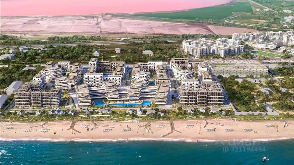 3-к кв. Крым, Сакский район, Лесновское с/пос, с. Прибрежное Розовое ... - Фото 1