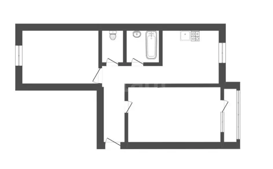 2-комнатная квартира: Борисоглебск, Аэродромная улица, 9 (47.6 м) - Фото 1