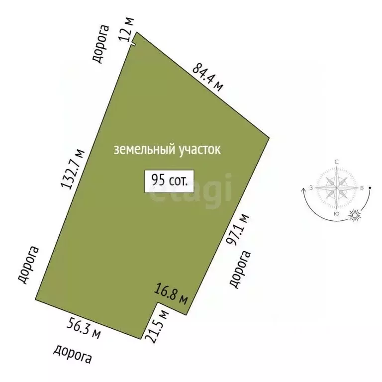 Участок в Тюменская область, Нижнетавдинский муниципальный округ, с. ... - Фото 1