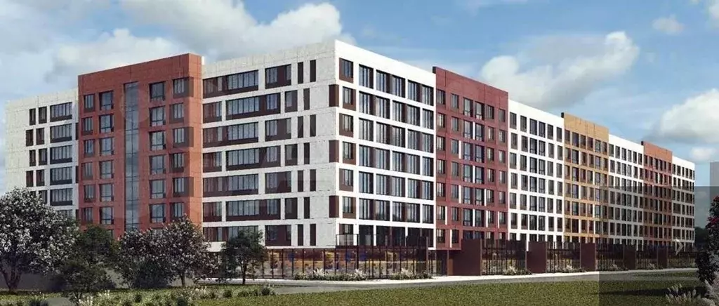 1-к. квартира, 39,7 м, 4/8 эт. - Фото 1