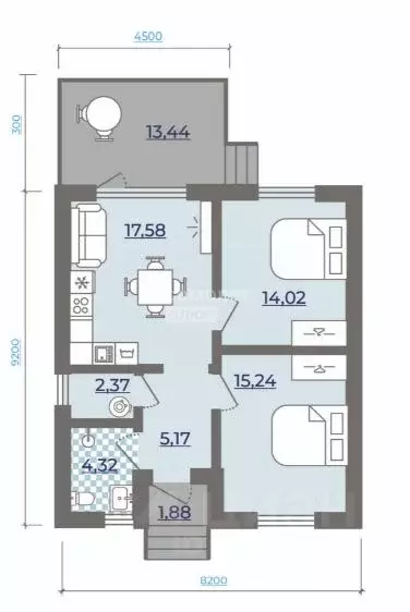 Дом в Краснодарский край, Анапа муниципальный округ, Гостагаевская ... - Фото 2