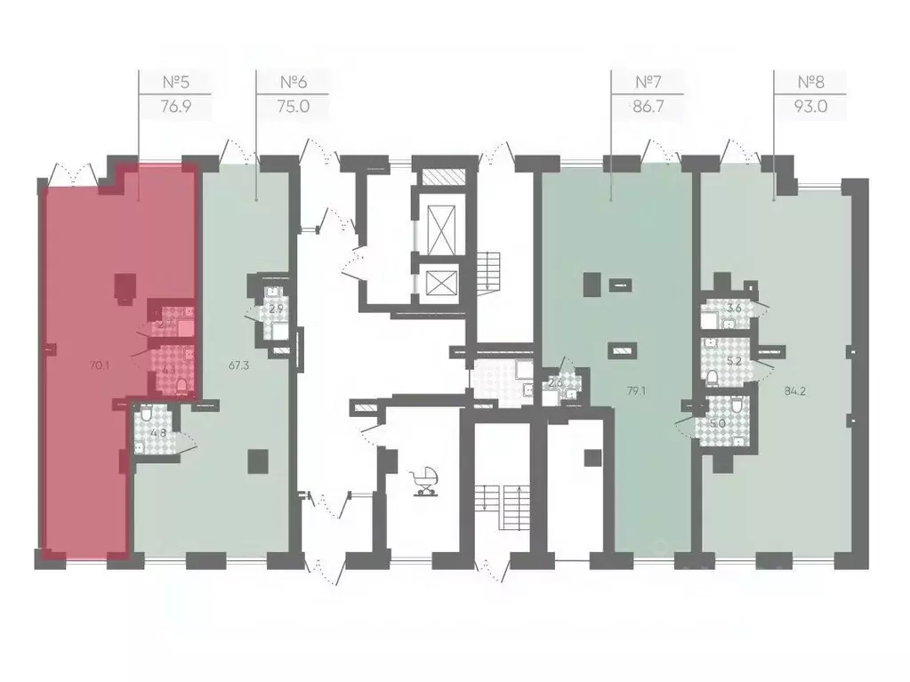 Помещение свободного назначения в Санкт-Петербург Партизанская ул., 5 ... - Фото 2