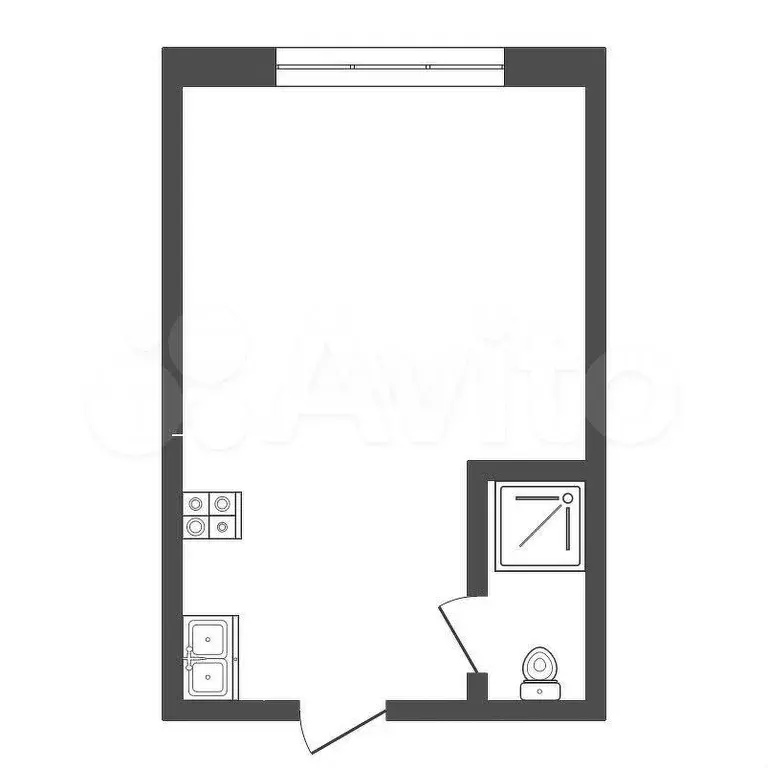 Квартира-студия, 18 м, 4/5 эт. - Фото 0