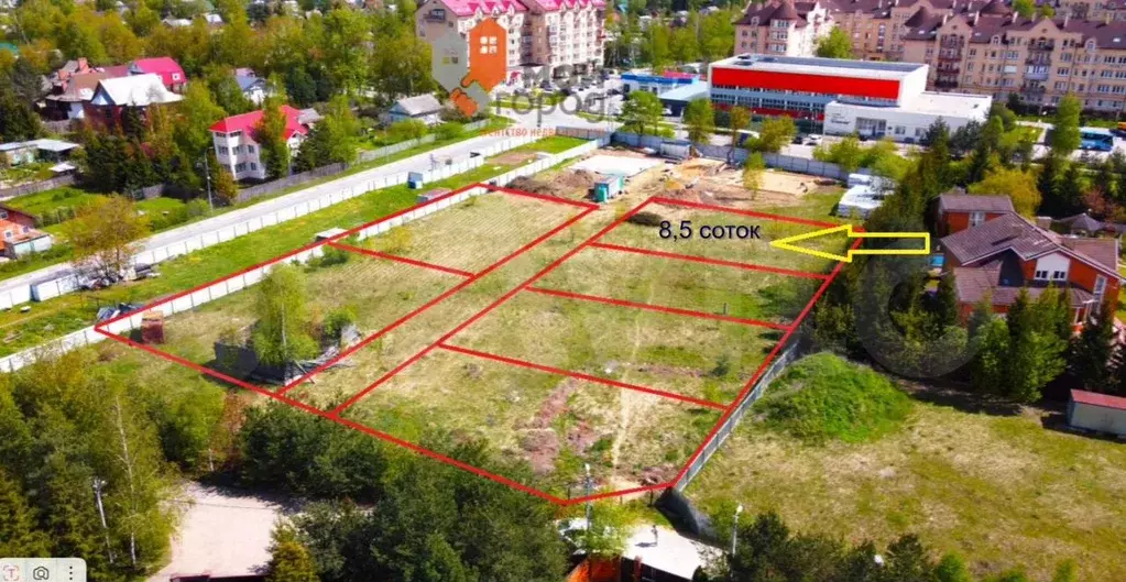 Участок 8,5 сот. (ИЖС) - Фото 0