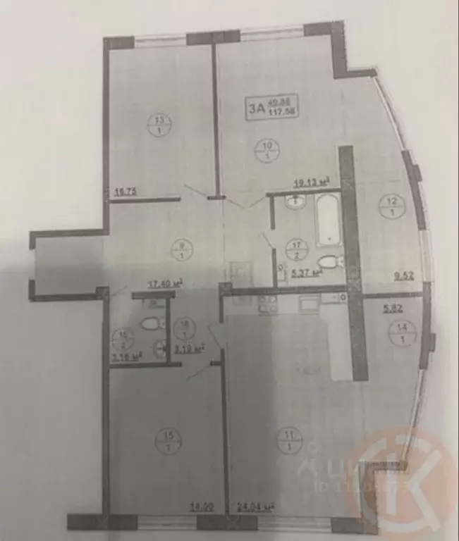 3-к кв. Крым, Симферополь ул. Битакская, 37А (117.0 м) - Фото 2