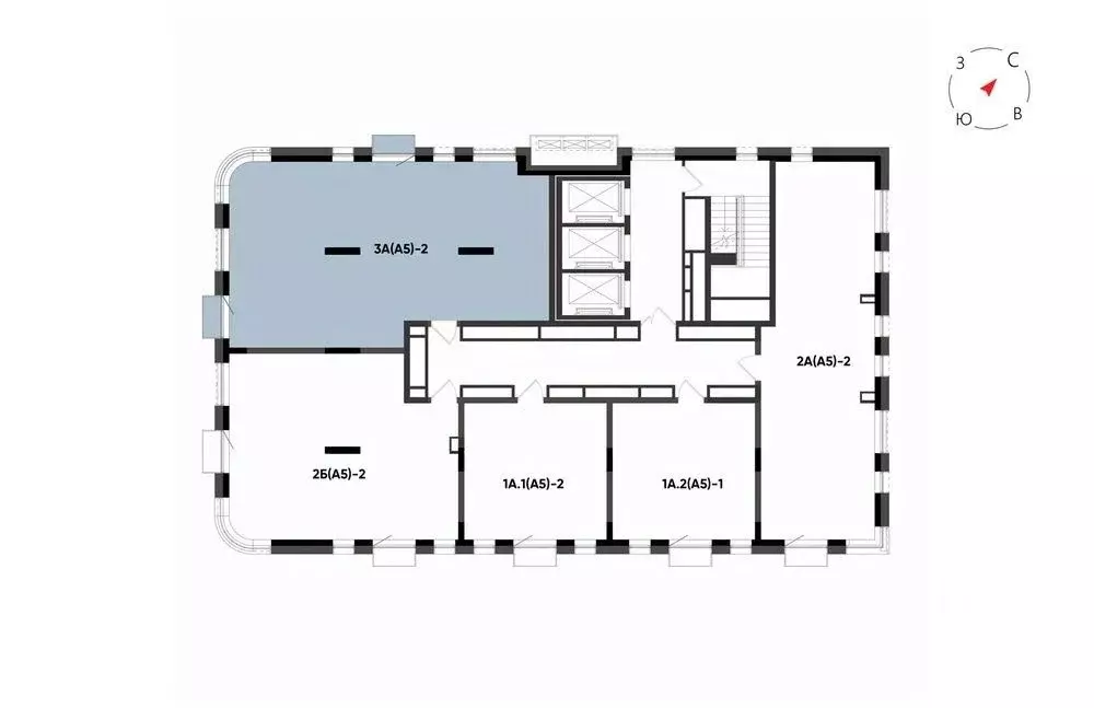 3-к кв. Татарстан, Казань Минтимер жилой комплекс (95.54 м) - Фото 2