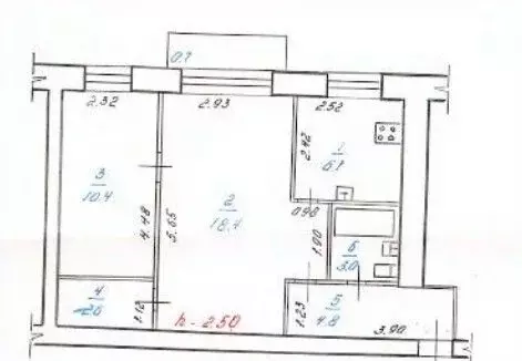 2-к кв. Забайкальский край, Чита ул. Столярова, 27А (46.0 м) - Фото 1