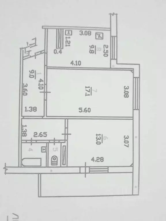 2-к кв. Орловская область, Орел ул. Генерала Родина, 54 (52.7 м) - Фото 1