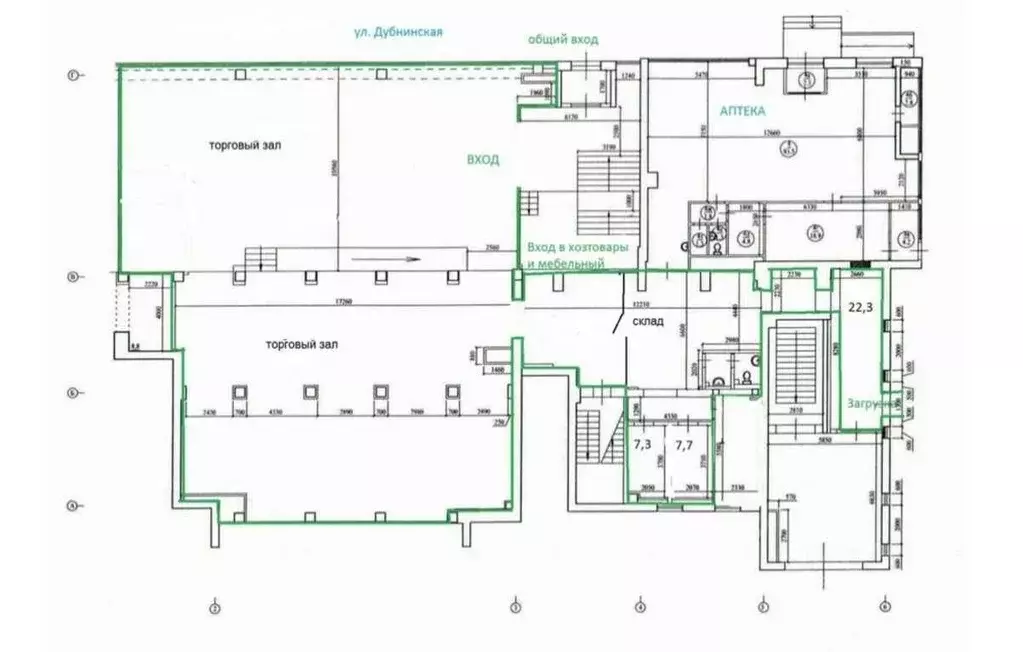 Помещение свободного назначения в Москва Дубнинская ул., 10К1 (529 м) - Фото 2