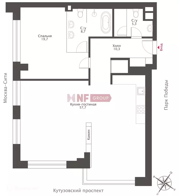 Продаётся 2-к квартира, 102.6 м - Фото 1