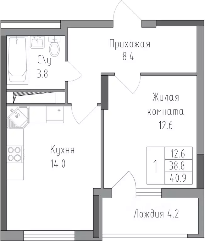 3-к кв. Липецкая область, Липецк ул. Тельмана, 120 (95.8 м) - Фото 0