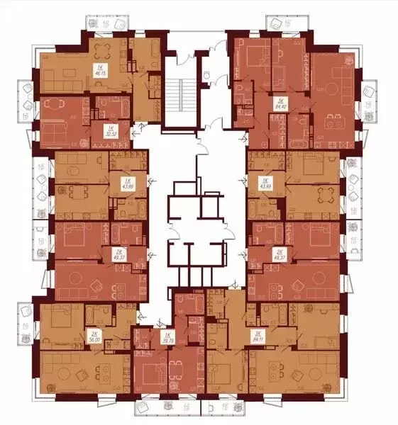 2-комнатная квартира: Красноярск, 3-я Краснодарская улица (56 м) - Фото 0