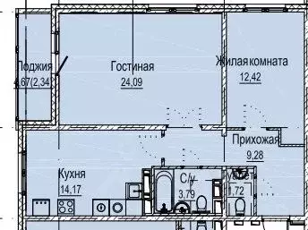 2-к кв. Нижегородская область, Нижний Новгород Лесной Городок мкр, ... - Фото 1