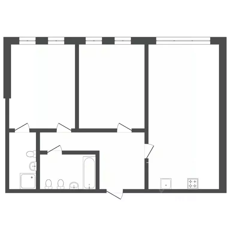 2-к кв. Тюменская область, Тюменский муниципальный округ, д. Дударева ... - Фото 1