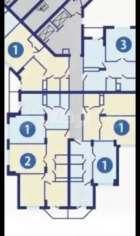 1-к. квартира, 50 м, 2/16 эт. - Фото 0