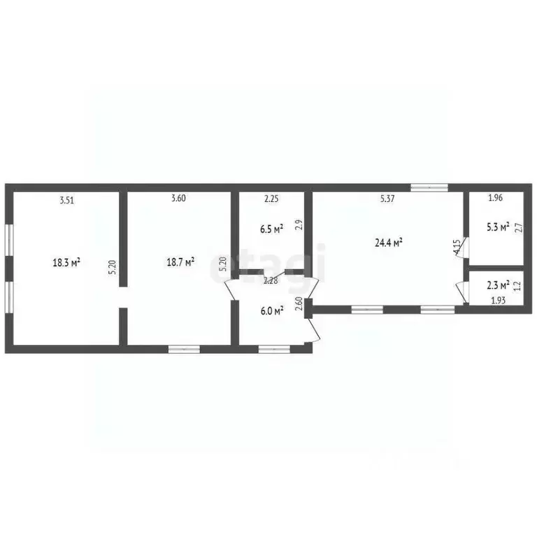 Дом в Ростовская область, пос. Матвеев Курган ул. Шевченко (88 м) - Фото 2