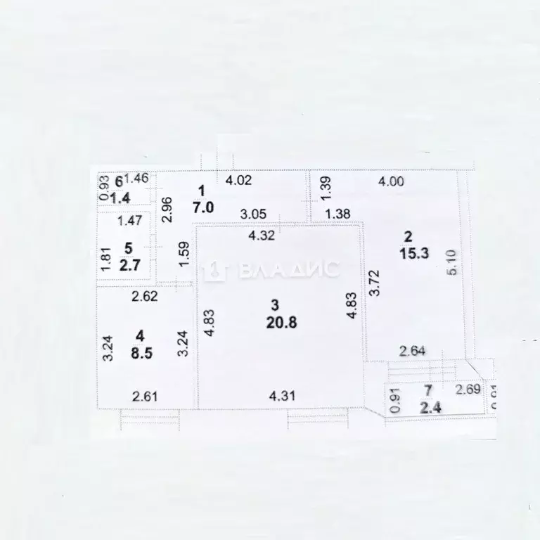 2-к кв. Башкортостан, Стерлитамак просп. Октября, 48 (55.7 м) - Фото 2