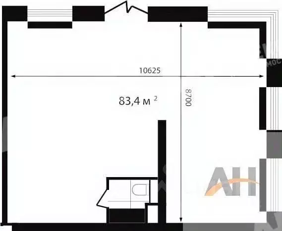 Помещение свободного назначения в Москва ул. Зорге, 9АС2 (83 м) - Фото 1