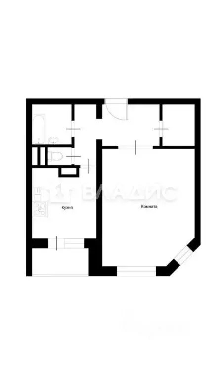 1-к кв. Московская область, Люберцы Красная Горка мкр, просп. ... - Фото 2