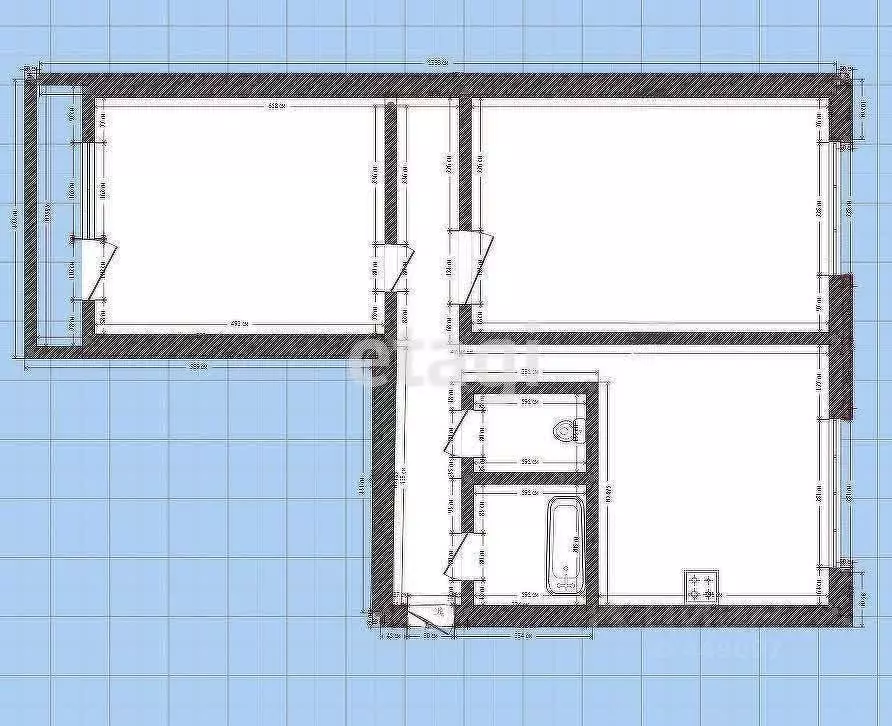 2-к кв. Смоленская область, Смоленский муниципальный округ, д. ... - Фото 1