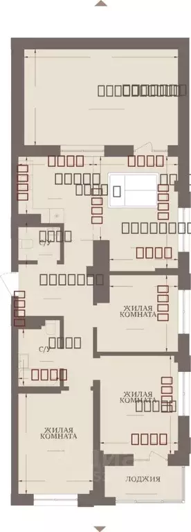 4-к кв. Хакасия, Абакан ул. Чкалова, 42 (89.18 м) - Фото 1