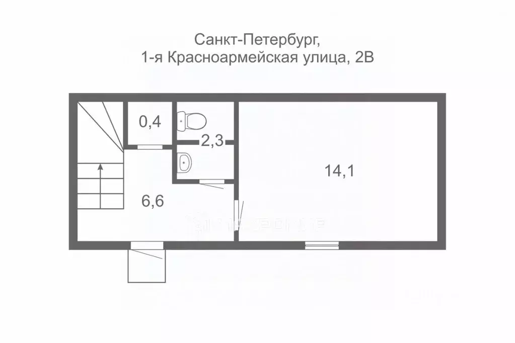 Помещение свободного назначения в Санкт-Петербург 1-я Красноармейская ... - Фото 2