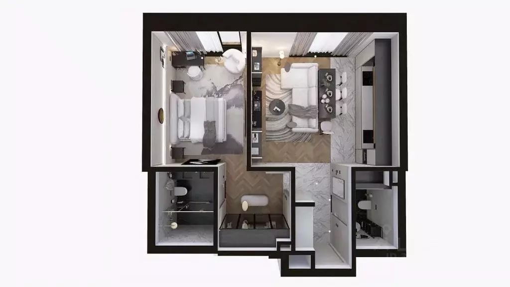 2-к кв. Москва ул. Братьев Фонченко, 1к5 (68.0 м) - Фото 2