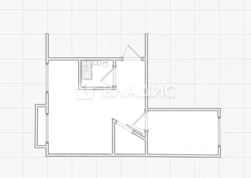2-к кв. Пензенская область, Пенза ул. Толстого, 6 (44.2 м) - Фото 2