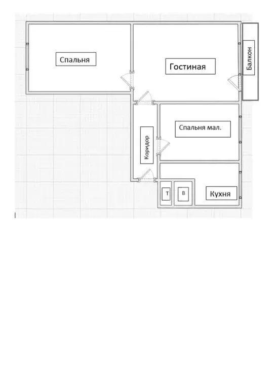 3-комнатная квартира: Абаза, улица Ленина, 6 (58.4 м) - Фото 1
