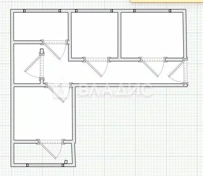 3-к кв. Пензенская область, Пенза Ладожская ул., 5 (69.3 м) - Фото 2
