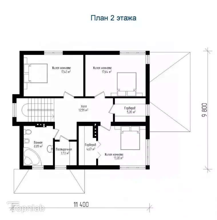 Дом в Калининградская область, Гурьевский муниципальный округ, пос. ... - Фото 2