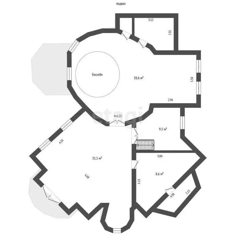 Дом в село Репное, Набережная улица (290.6 м) - Фото 2