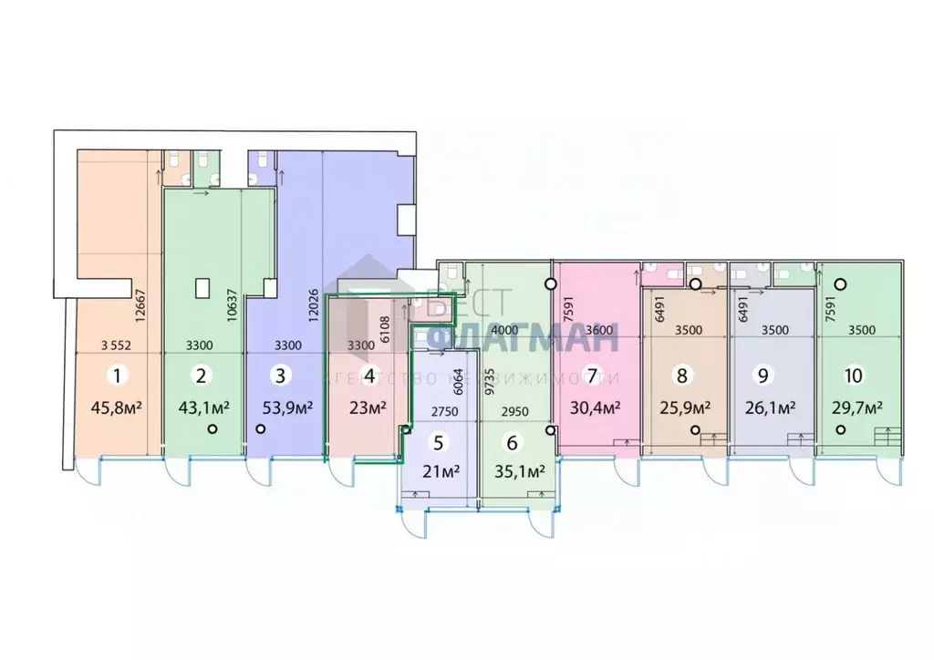 Помещение свободного назначения в Москва ул. Красная Пресня, 12 (23 м) - Фото 2