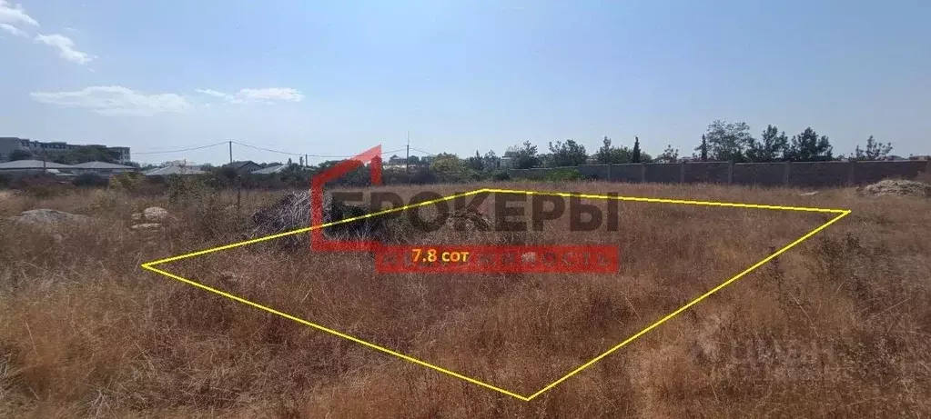 Участок в Севастополь Первомайское садоводческое товарищество, 37 (7.8 ... - Фото 1