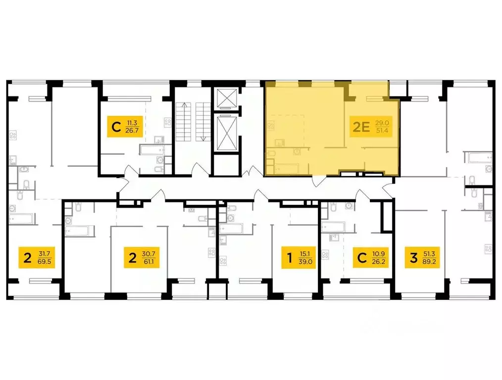 2-к кв. Москва Филатов Луг жилой комплекс, к6 (51.4 м) - Фото 0