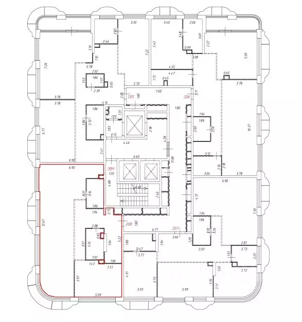 4-к кв. Москва ул. Нижние Мневники, 7 (113.7 м) - Фото 2